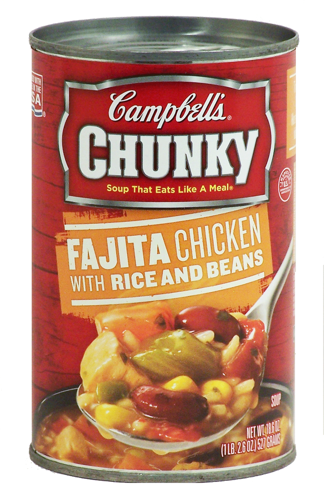 Campbell's&nbsp;Chunky&nbsp;Fajita Chicken w/Rice & Beans Full-Size Picture